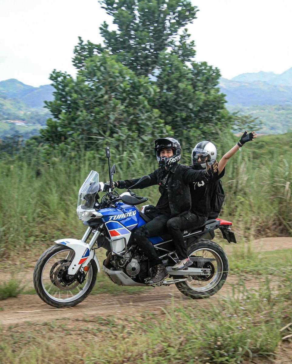 potret Donna Agnesia diajak suami touring (instagram.com/dagnesia)