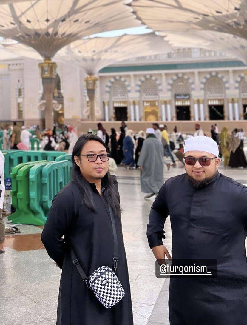 potret Pras teguh umrah (Instagram.com/praz_teguh)