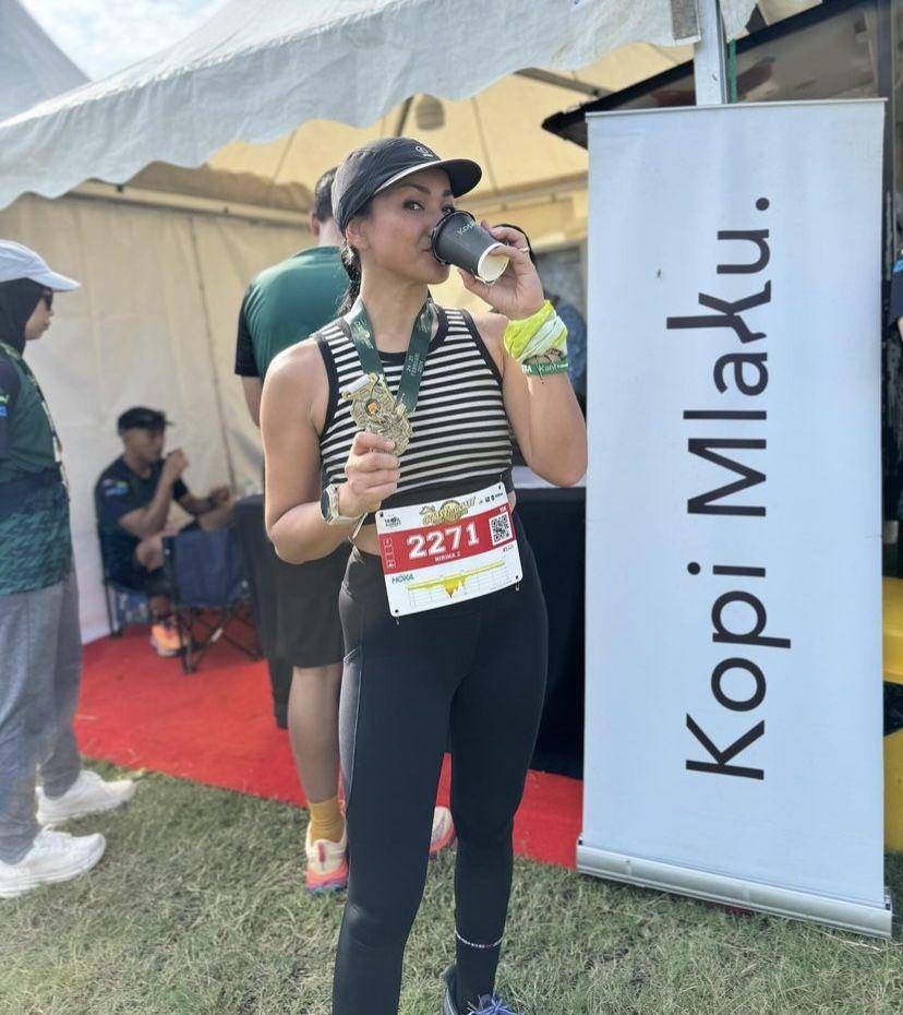 Potret Nirina Zubir Ikutan Virgin 15K Trail Running (instagram.com/nirinazubir_)