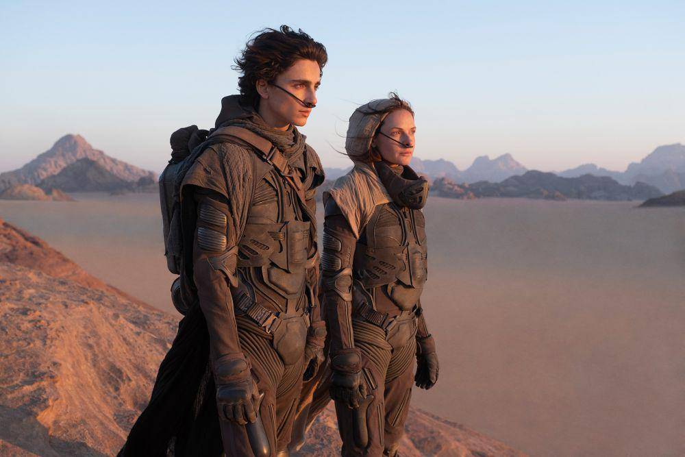 Timothée Chalamet dan Rebecca Ferguson dalam film Dune (dok. Legendary Pictures/Dune)