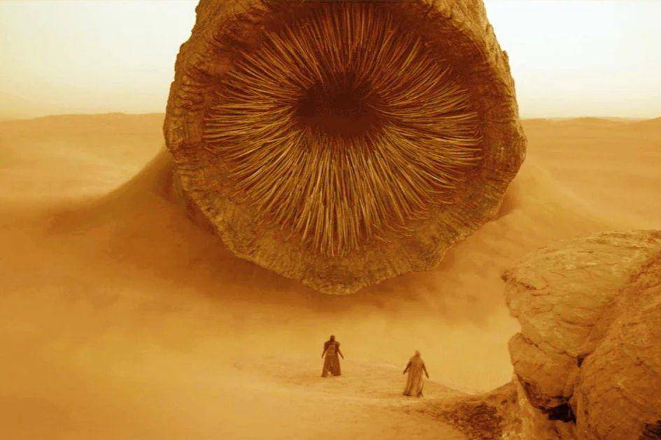 potret Shai-Hulud dalam film Dune (dok. Legendary Pictures/Dune)