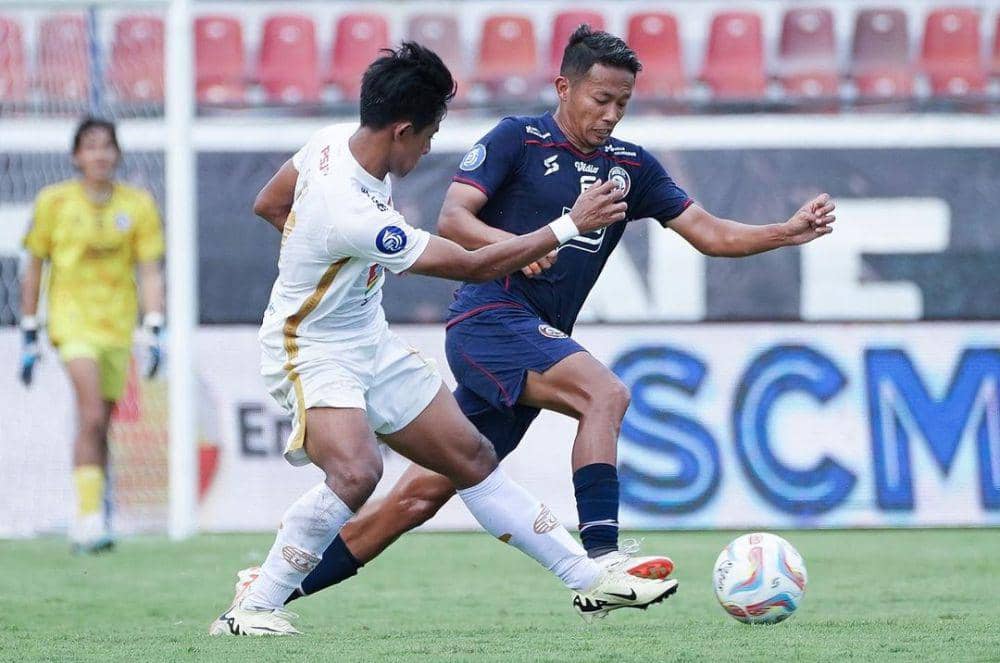 Laga Arema FC melawan Persija Jakarta di Stadion Kapten I Wayan Dipta pada Senin (26/2/2024). (Dok. Media Officer Arema FC)