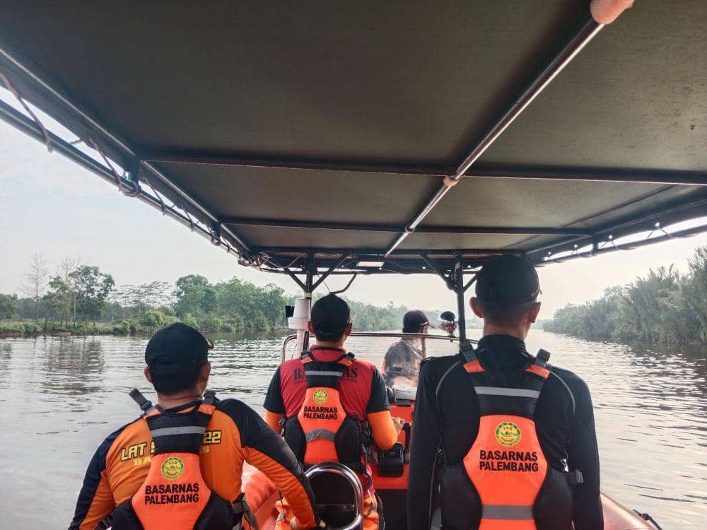 Warga Banyuasin Hilang Tenggelam Saat Getek Dihantam Angin Kencang
