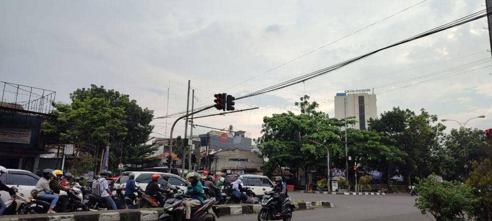 Tempat kejadian kabel menjerat pemotor hingga meninggal. IDN Times/Istimewa