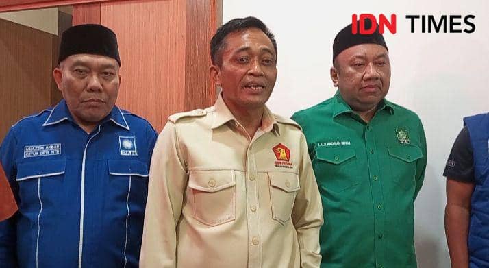 Ketua DPD Gerindra NTB Pathul Bahri. (IDN Times/Muhammad Nasir)