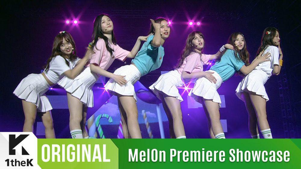 cuplikan penampilan I.O.I (youtube.com/1theK (원더케이))