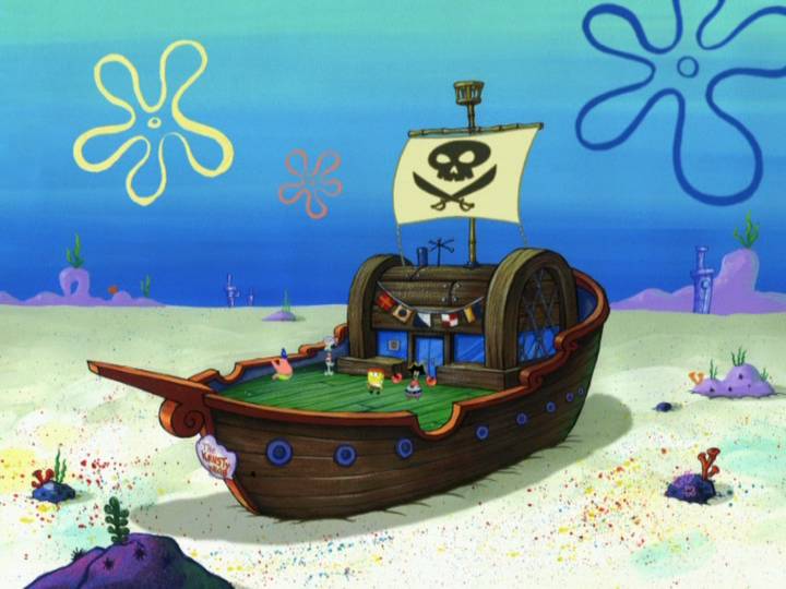Kapal bajak laut Krusty Krab (spongebob.fandom.com)