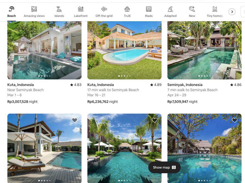 Halaman utama Airbnb versi dekstop (www.airbnb.com)