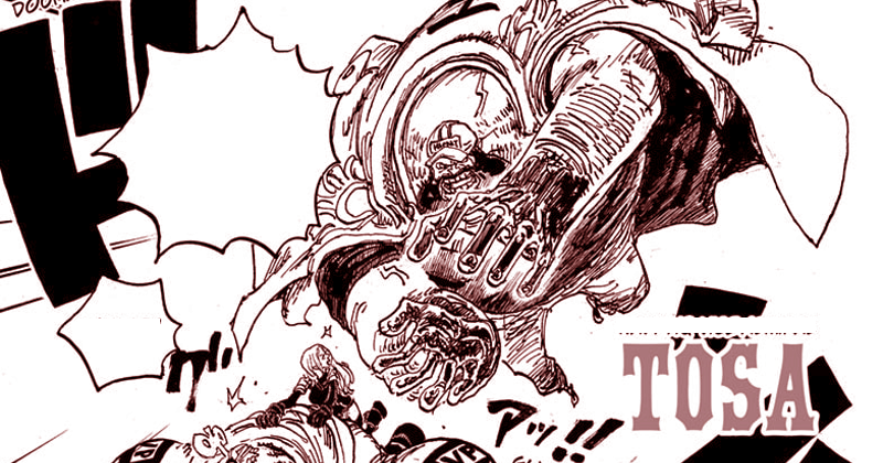 Vice Admiral Tosa di One Piece 1108. (mangaplus.shueisha.co.jp/One Piece)