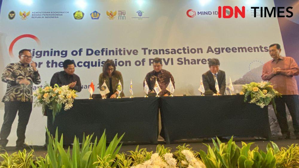 Sah! MIND ID Caplok 14 Persen Saham Vale