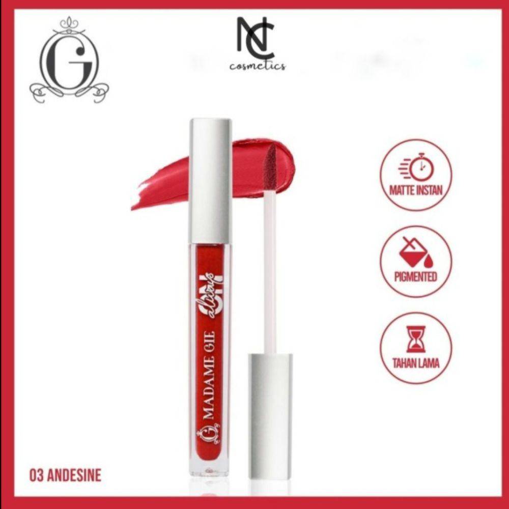 Madame Gie Always On Lip Cream - Andesine ｜ 03 (tokopedia.com/nccosmetics)