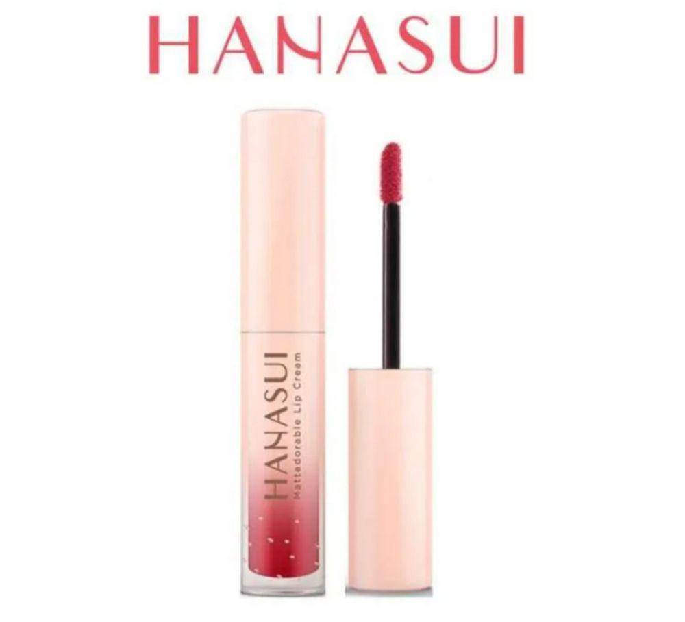 Hanasui Mattedorable Lip Cream - Kiss ｜ 01 (blibli.com/Lexon Beauty Official Store)