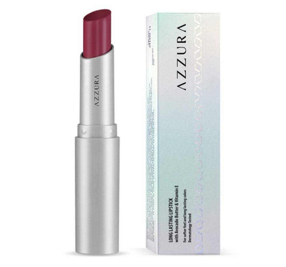 AZZURA Longlasting Lipstick - Red Burgundy ｜ 07 (tokopedia.com/jadibarumart-1)