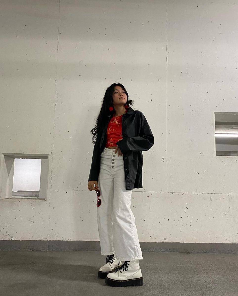 inspirasi OOTD boyish ala Momona Tamada (instagram.com/momonatamada)