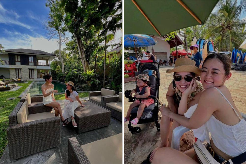 7 Potret Gracia Indri dan Gisela Liburan di Bali, Quality Time!