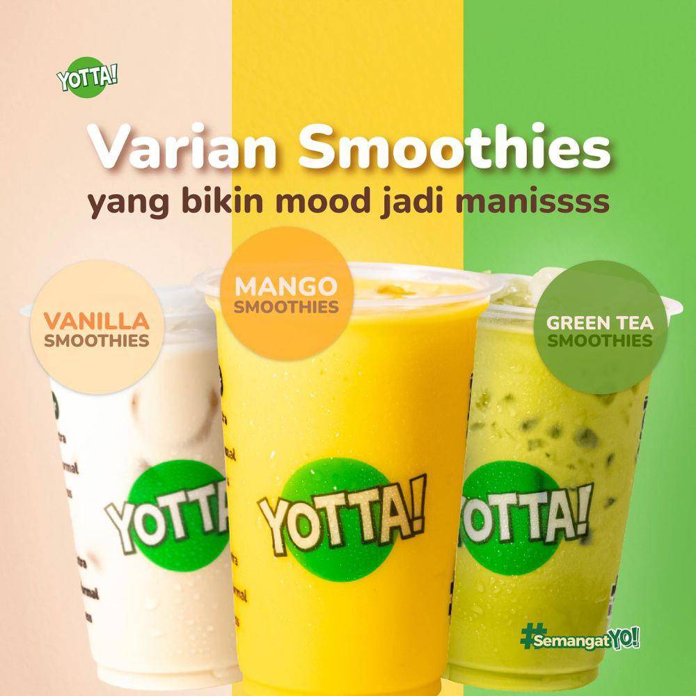 Potret Menu Smoothies di YOTTA! (instagram.com/yotta_id)