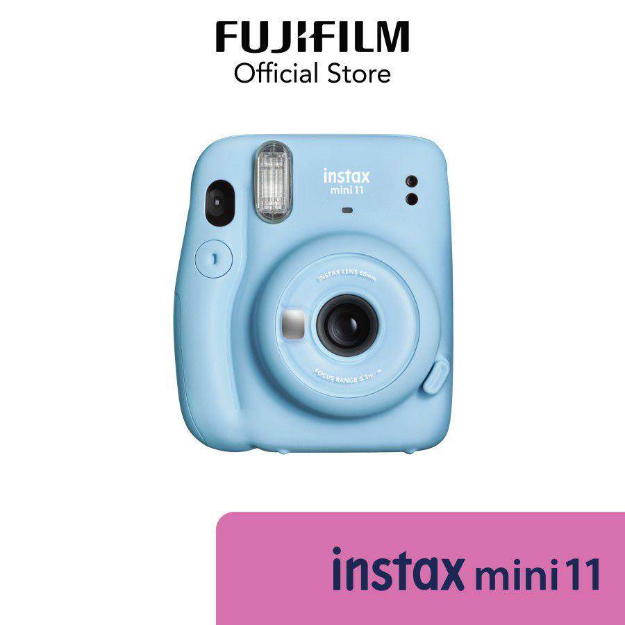 FUJIFILM Instax Mini 11 Instant Camera - Sky Blue (tokopedia.com/Fujifilm Store)
