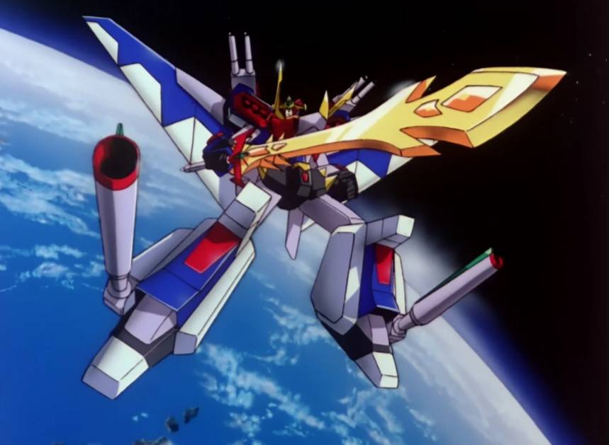 cuplikan dari anime Nekketsu Saikyou Go-Saurer (1993) (dok. Sunrise/Nekketsu Saikyou Go-Saurer)