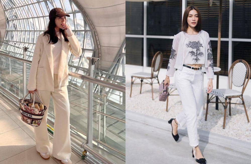 11 Rekomendasi Outfit Serba Warna Putih ala Kimmy Kimberley, Classy!