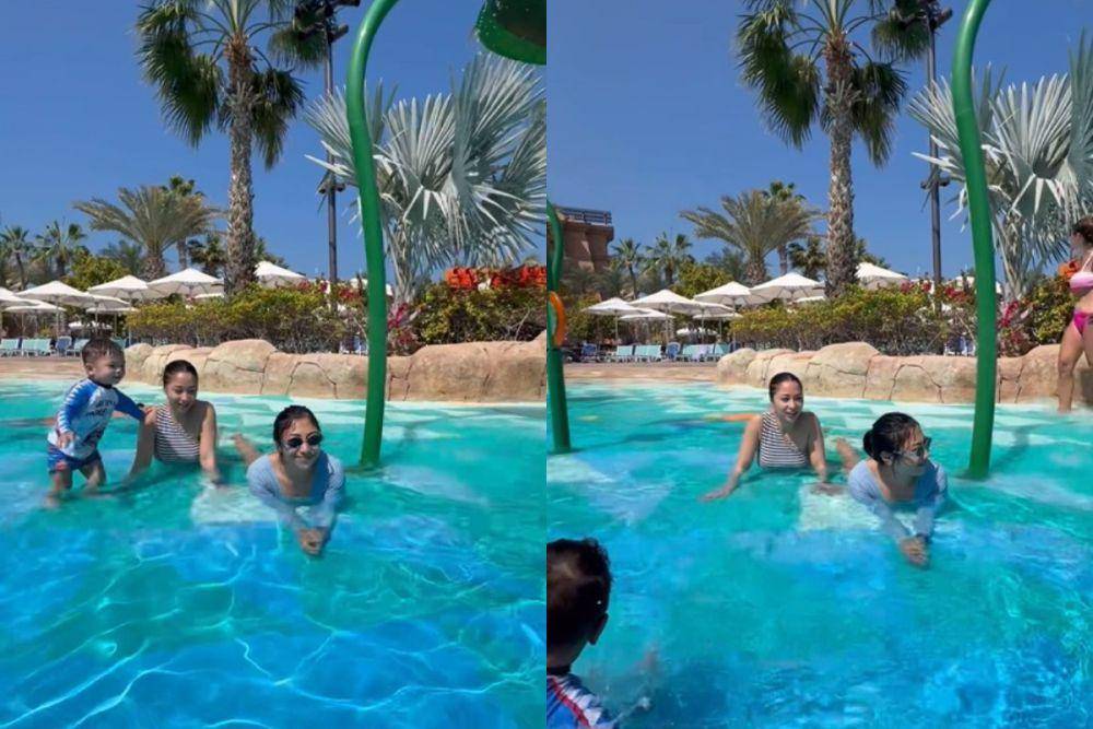 potret Nikita Willy dan keluarga di Dubai (instagram.com/yorafebrina)