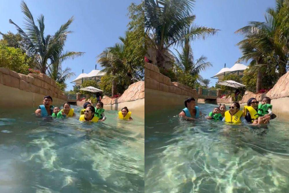 potret Nikita Willy dan keluarga di Dubai (instagram.com/yorafebrina)