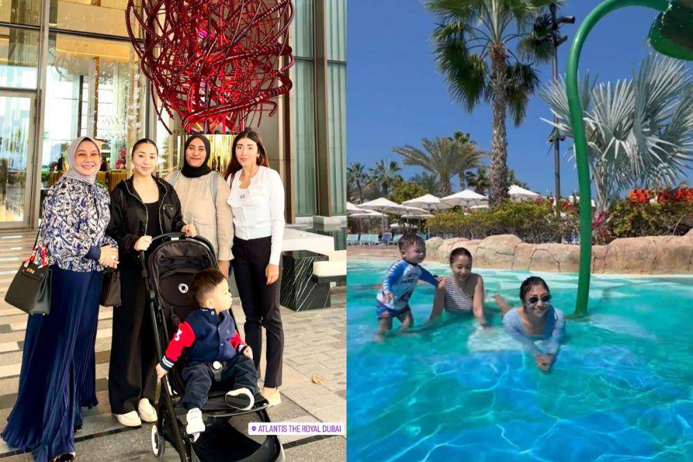 potret Nikita Willy dan keluarga di Dubai (instagram.com/yorafebrina)