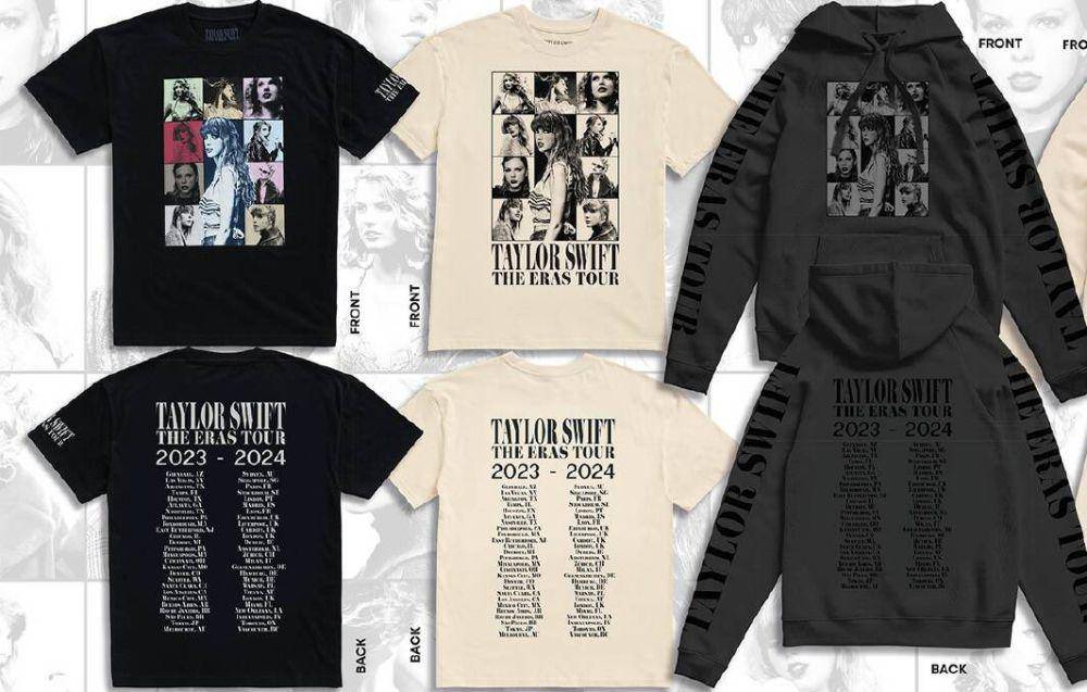 merchandise the eras tour (twitter.com/pawangnassar)