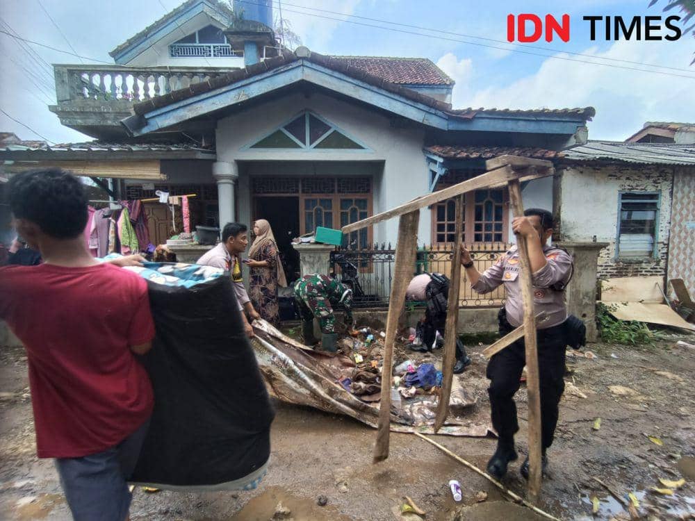 40 Titik di Bandar Lampung Diterjang Banjir, Ratusan Rumah Warga Rusak