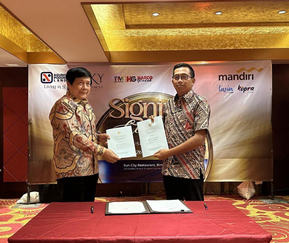 The Sky Apartemen dan Mall Harco Glodok Gandeng Bank Mandiri