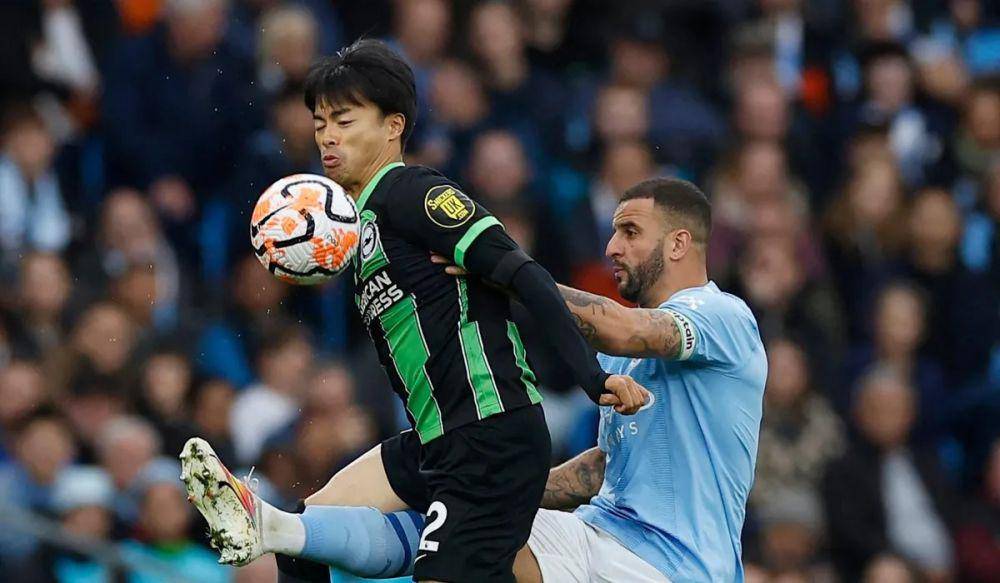 Manchester City melawan Brighton di EPL 2023/2024. (premierleague.com)