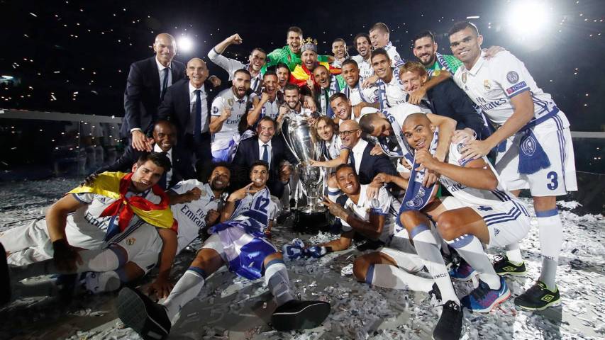 Real Madrid juara LaLiga Spanyol 2016/2017. (realmadrid.com)