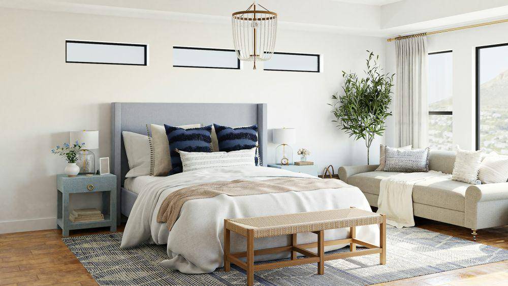 Inspirasi penggunaan nakas di tempat tidur (unsplash.com/Spacejoy)