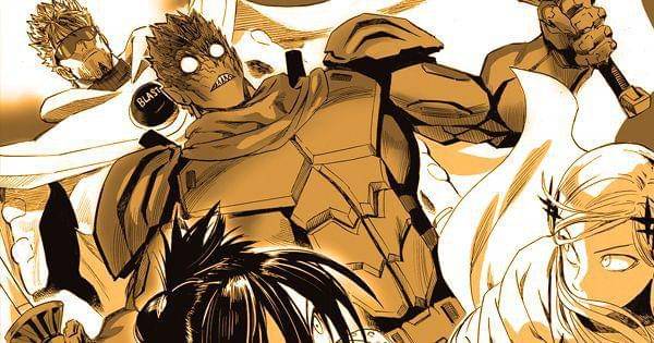 Blast berdiri di belakang Empty Void ( Dok. tonarinoyj.jp/One Punch Man )