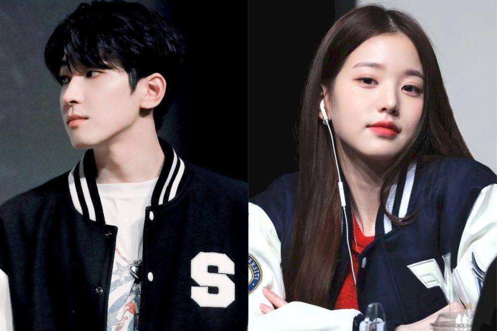 potret Wonwoo SEVENTEEN dan Wonyoung IVE (twitter.com/WonuneunGoyangi | dok. want)