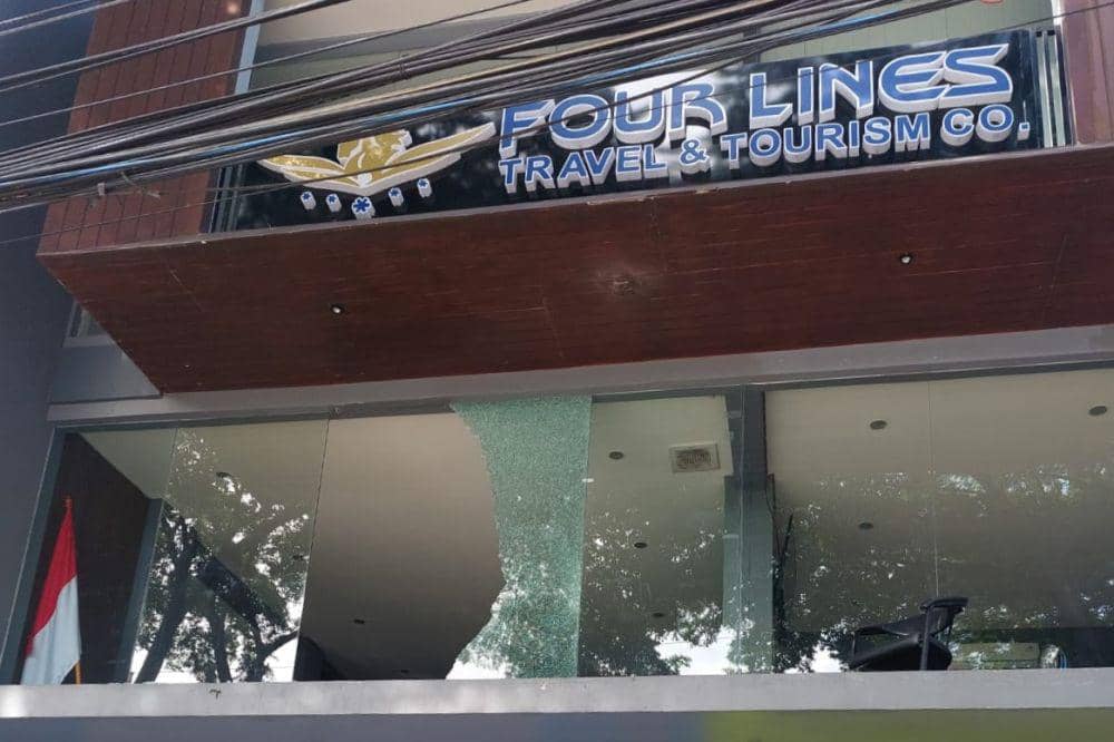 TKP di mana seorang pria diduga ditembak oleh mantan suami artis (dok. IDN Times/Istimewa)