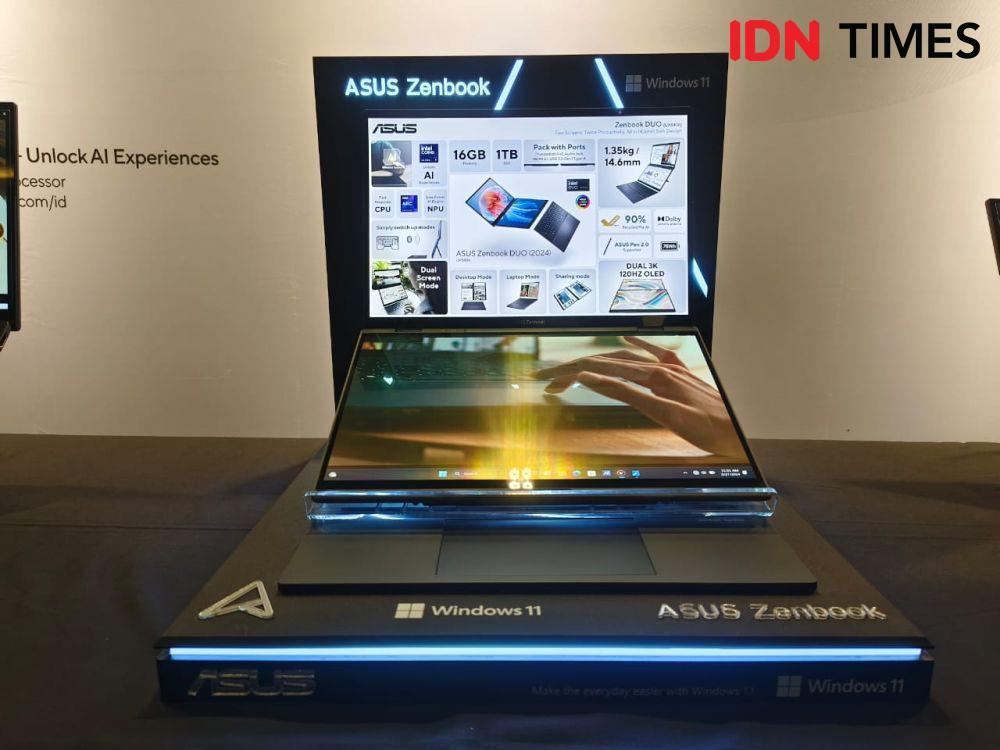 ASUS Zenbook DUO Segera Rilis di Indonesia, Laptop 2 Layar!