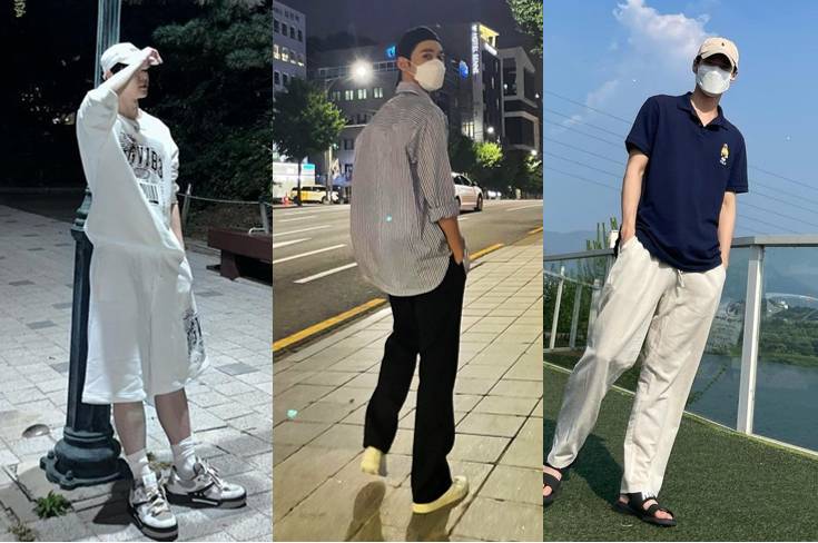 ide outfit pakai baseball cap ala Doyoung NCT (instagram.com/do0_nct)