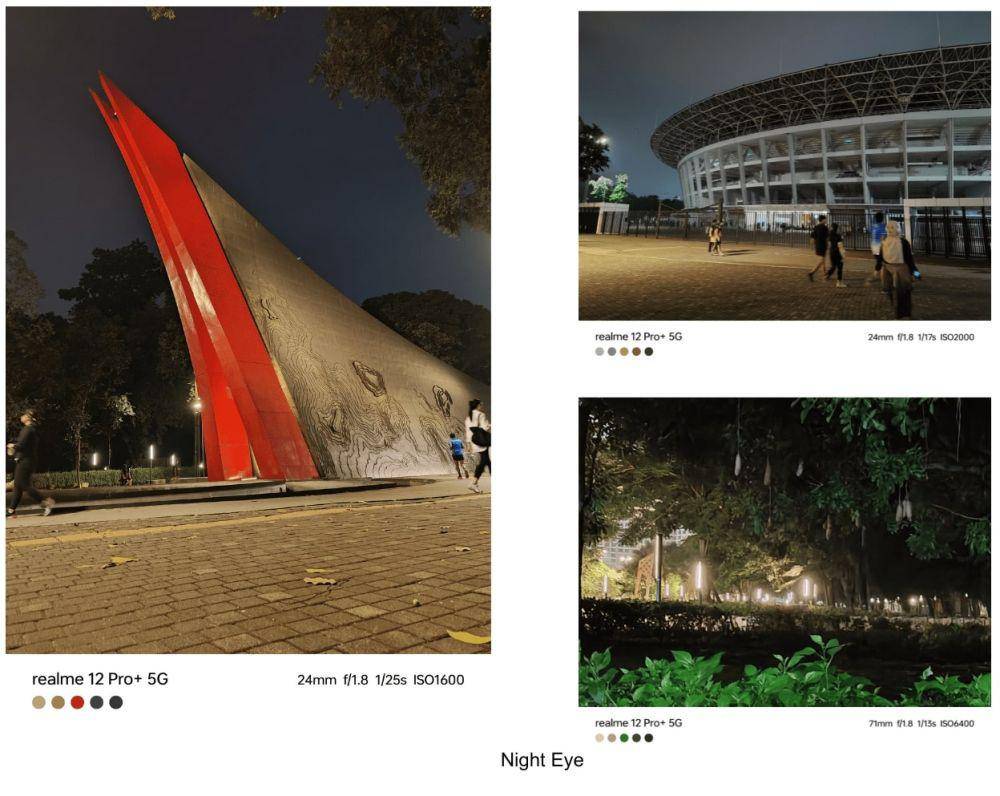 Night mode pada realme 12 Pro+ 5G (Dok. realme)