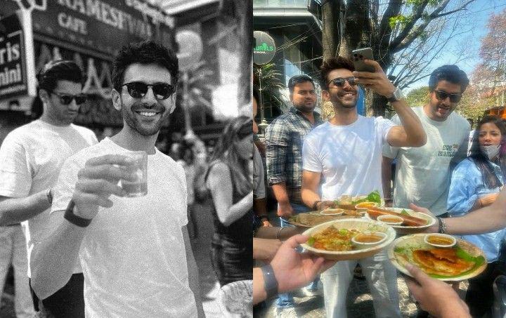 7 Potret Kartik Aaryan Jajan di Bengaluru, Kepikiran Jadi Food Blogger