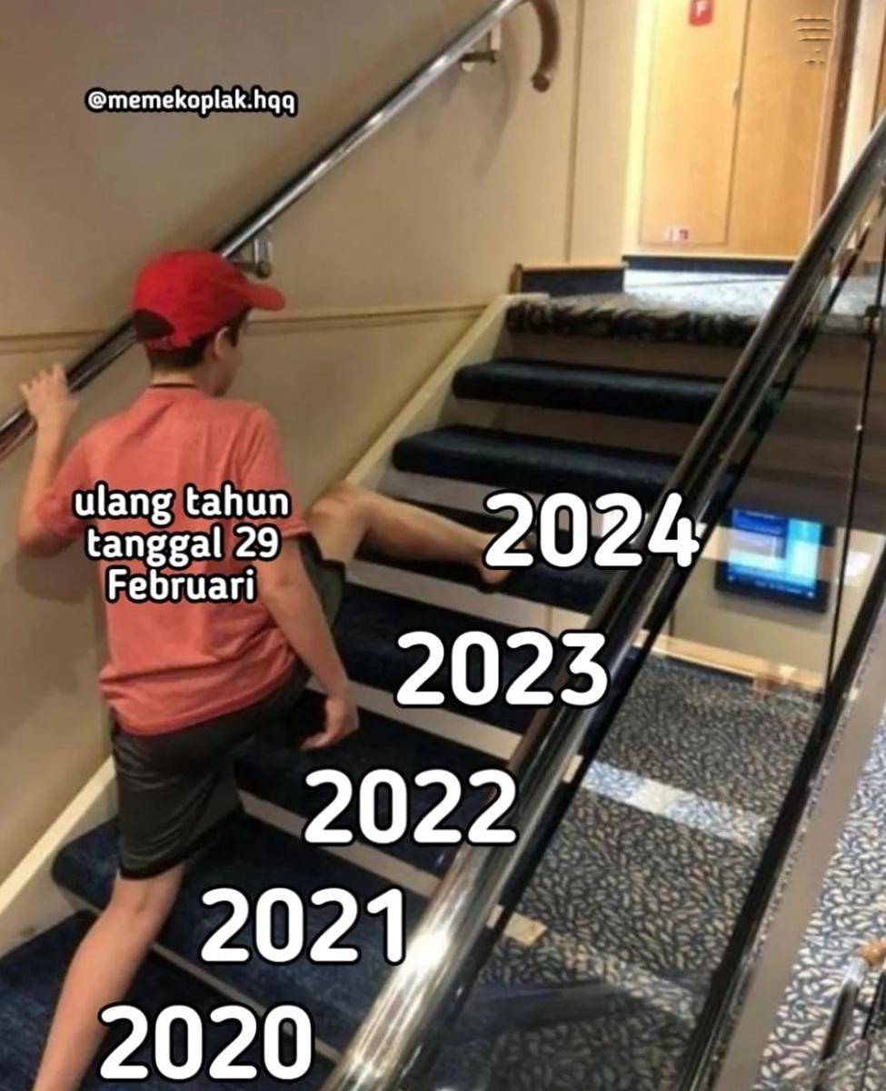 meme tahun kabisat (instagram.com/memekoplak.hqq)