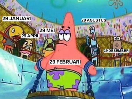 7 Meme Orang Lahir 29 Februari, Dirayain 4 Tahun Sekali!