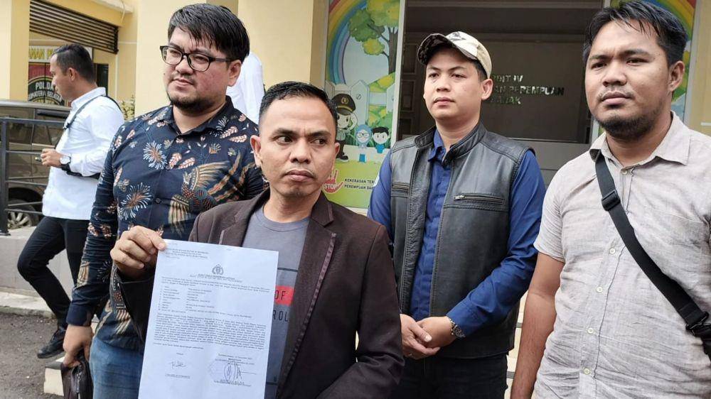 Kuasa hukum korban Febriansyah melapor ke Polda Sumsel (Dok: istimewa)