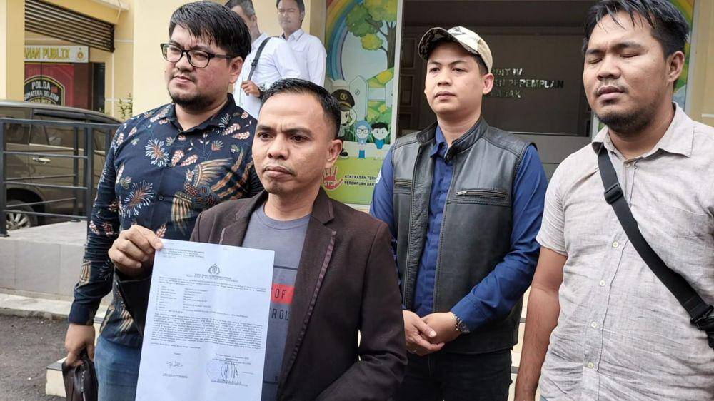 Kuasa hukum korban Febriansyah melapor ke Polda Sumsel (Dok: istimewa)