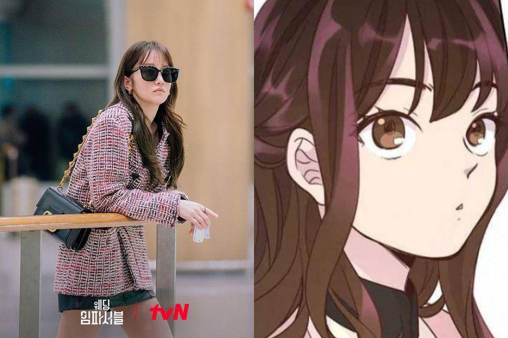 Perbedaan karakter Wedding Impossible vs Webtoon (dok. tvN/Wedding Impossible | Webtoon/Wedding Impossible)