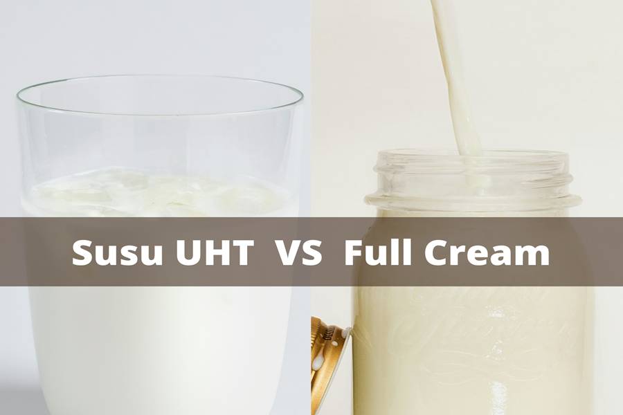 Ilustrasi susu UHT dan full cream (unsplash.com/@anvision & unsplash.com/@perfectcoding)