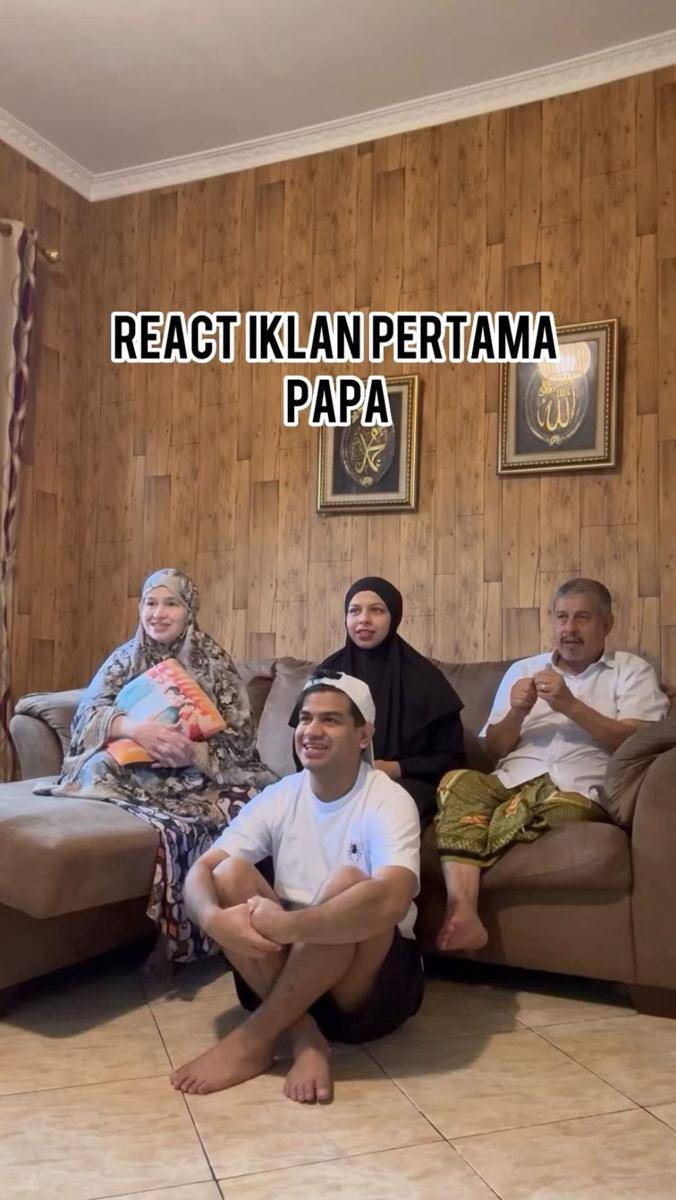 potret keluarga nobar iklan pertama Pak Muh dan Fadil (instagram.com/fadiljaidi)