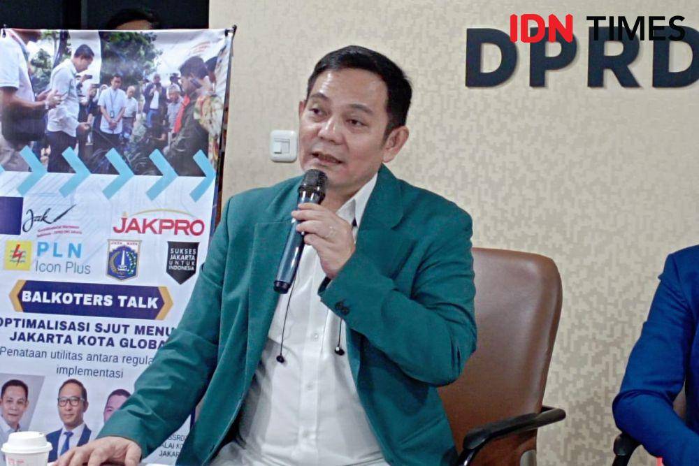 Diskusi Optimalisasi SJUT Menuju Jakarta Kota Global di Balai Kota, Rabu (28/2/2024). (IDN Times/Dini Suciatiningrum)