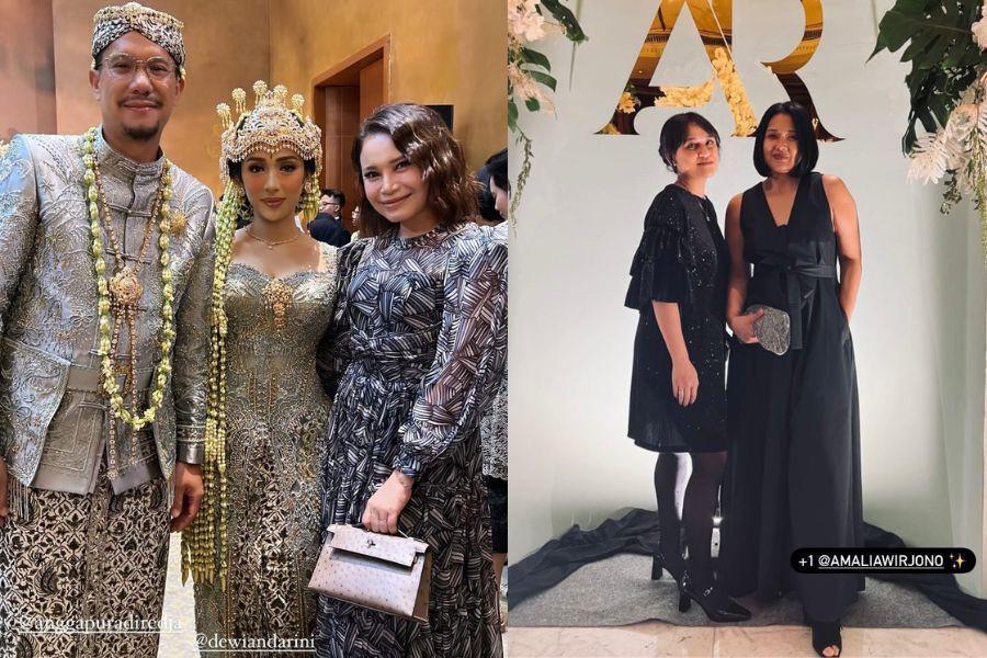 7 Gaya Seleb di Pernikahan Angga Maliq & D'Essentials, Memikat!