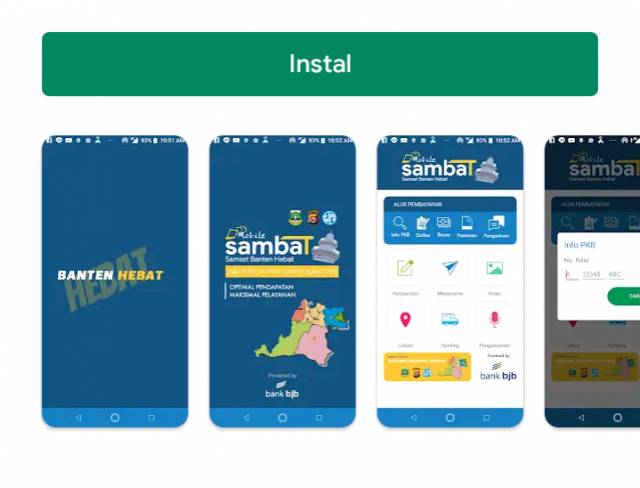 Ilustrasi aplikasi Sambat (Dok. Pemprov Banten)