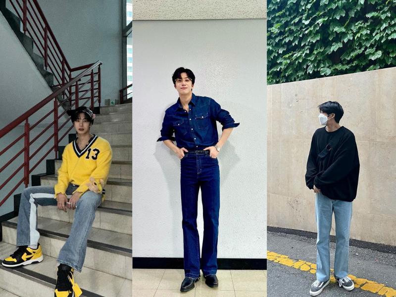 9 Ide Padu Padan Celana Jeans ala Hyungwon MONSTA X, Modis Kekinian!
